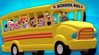 The Wheels On The Bus Go Round And Round Nursery Rhymes Kids Songs Baby Rhymes For Kids [upl. by Nurat27]