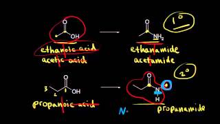 Nomenclature and properties of amides  Organic chemistry  Khan Academy [upl. by Summons]