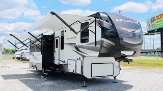 Three bedroom Two Full Bath Luxury Bunkhouse Fifth Wheel  2021 Keystone Avalanche 390DS [upl. by Rondi853]