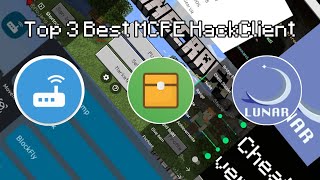 Top 3 hack client for mcpe Android amp IOS [upl. by Roon]