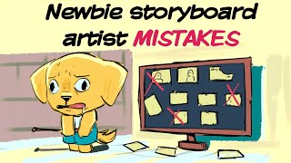 Common MISTAKES beginning storyboard artists make for animation [upl. by Yrevi607]