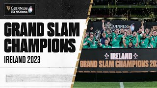 IRELAND TROPHY LIFT 🏆  2023 Guinness Six Nations [upl. by Haimes]