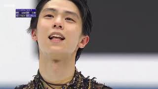 2019 Worlds Yuzuru Hanyu FS — Origin BBC commentary [upl. by Ailedo136]