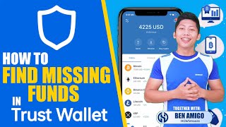 TRUST WALLET HOW TO FIND MISSING CRYPTO  FUNDS IN TRUST WALLET [upl. by Osbourne689]