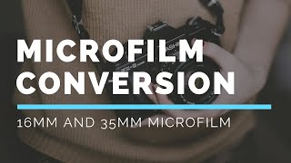 Microfilm Conversion  Digitize Microfilm 16mm and 35mm [upl. by Netaf]