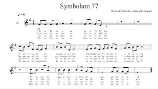 Symbolum 77 tutorial a 4 voces [upl. by Letsou]