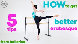 5 TIPS on ARABESQUE from Mariinsky ballerina Maria Khoreva [upl. by Oicneserc]