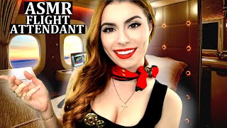 ASMR Flight Attendant ✈ Mile High Tingles ❤ [upl. by Applegate]