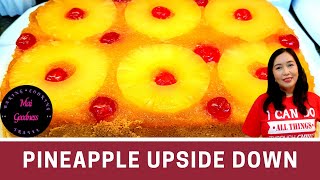 Pineapple Upside Down Cake by Mai Goodness Easy Chiffon Cake  Upside Down Sponge Cake [upl. by Annelise648]