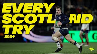 EVERY SCOTLAND TRY  2024 U6N20 [upl. by Notreve]