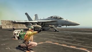 Aircraft Carrier Takeoffs amp Landings [upl. by Edgard639]