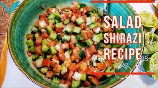 SALAD SHIRAZI l Persian salad l vegan amp gluten free [upl. by Alexis]