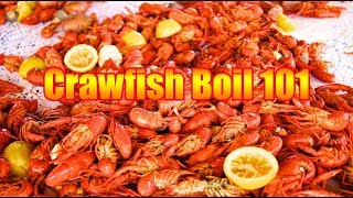 ANNUAL 2019 CRAWFISH BOIL  Basic Crawfish Boil 101 [upl. by Darius]