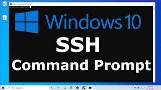 SSH Client on Windows 10 Using the Command Prompt  SSH from Windows to Linux and Other Systems [upl. by Graehl831]