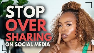 STOP Oversharing On Social Media [upl. by Ynove]