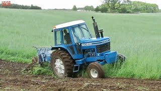 FORD 9700 Tractor Plowing [upl. by Tymes801]