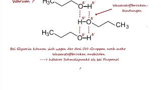 Physikalische Eigenschaften der Alkohole [upl. by Wsan]