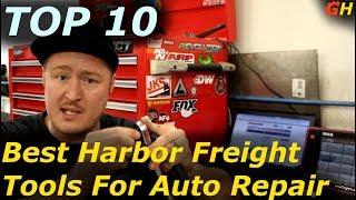 Top 10 Harbor Freight Tools for Auto Repair [upl. by Keare]