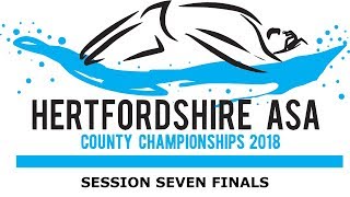 Hertfordshire ASA County Championships 2018  Session 7 Finals [upl. by Jannelle]