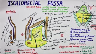 Ischiorectal Fossa  Ischioanal Fossa [upl. by Hawkins]