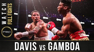 Davis vs Gamboa FULL FIGHT December 28 2019  PBC on Showtime [upl. by Aihtenyc]