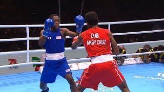 Finals 63kg CRUZ GOMEZ Andy CUB vs DAVIS Keyshawn USA World Ekaterinburg 2019 [upl. by Llenoj]