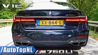 2020 BMW M760Li 66 V12 BiTurbo PURE Exhaust SOUND Onboard amp REVS by AutoTopNL [upl. by Eerdna680]