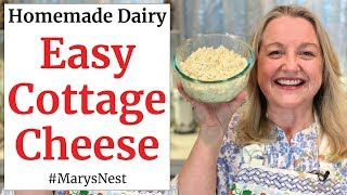 How to Make Cottage Cheese  The Easy Way [upl. by Tur]