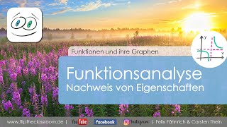 Funktionsanalyse  Nachweis der Eigenschaften  Funktionen und ihre Graphen  Flip the Classroom [upl. by Clemence826]