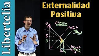 Externalidad positiva en la producción  Microeconomía  Libertelia [upl. by Aicella]