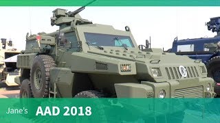 AAD 2018 Paramount Marauder mineprotected armoured vehicle [upl. by Arvind]