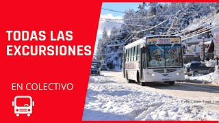 🔴 ¿Cómo hacer EXCURSIONES en COLECTIVO Como viajar en transporte público en Bariloche [upl. by Nasus]