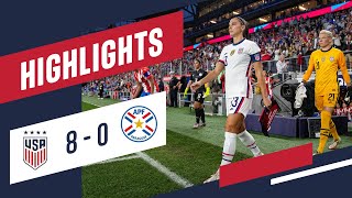 USWNT vs Paraguay Highlights  September 21 2021 [upl. by Maxey]