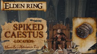 Spiked Caestus Location  Elden Ring [upl. by Nywra]