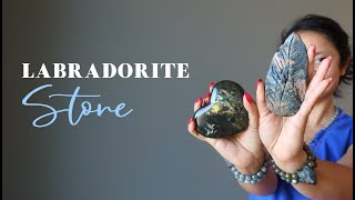 Labradorite Meanings Uses amp Healing Properties  AZ Satin Crystals [upl. by Trebloc]