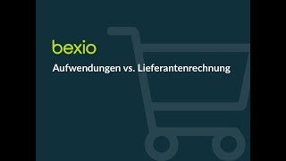 Aufwandsrechnungen vs Lieferantenrechnungen  bexio Tutorial [upl. by Eznyl967]