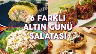 Tarifini Kimseye Vermek İstemeyeceğiniz 6 Farklı Altın Günü Salatası  Salata Tarifleri [upl. by Wonacott]