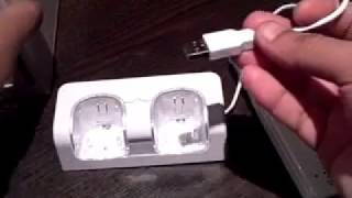 Twin Remote Charging Docking Station for Nintendo Wii [upl. by Macomber]