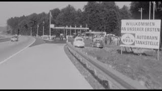 Erste Autobahntankstelle 1967  SRF Archiv [upl. by Kramnhoj]