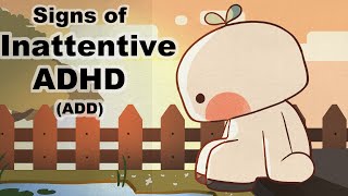 5 Signs of Inattentive ADHD ADD [upl. by Ania]