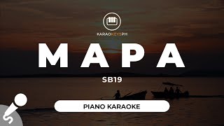 MAPA  SB19 Piano Karaoke [upl. by Sussi]