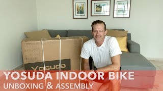 Yosuda Indoor Bike Unboxing amp Assembly [upl. by Casabonne]