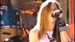 Avril Lavigne  Complicated live in mtv vmas 2002 [upl. by Anaillil]