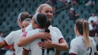 USWNT Qualifies for 2024 Olympics [upl. by Peltz]