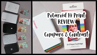 Polaroid Hi Print Review amp Demo  Compare to HP Sprocket Kodak Smile Lifeprint Canon Ivy [upl. by Olia]