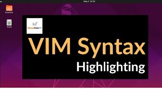 VIM Syntax Highlighting [upl. by Dafodil]