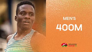 Mens 400m Final  World Athletics U20 Championships [upl. by Reyem]