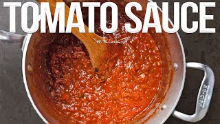 Best Everyday Tomato Sauce Recipe  SAM THE COOKING GUY [upl. by Anigue]