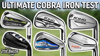 Ultimate Cobra Golf Iron Comparison  Trackman Test [upl. by Aceissej]