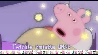 Peppa Pig Twinkle Twinkle Little Star Song  Nursery Rhymes for Kids [upl. by Marino]